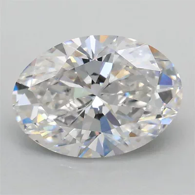 2.09ct E VS1 Rare Carat Ideal Cut Oval Lab Grown Diamond