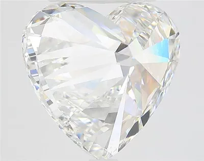 5.60ct F VS1 Rare Carat Ideal Cut Heart Lab Grown Diamond