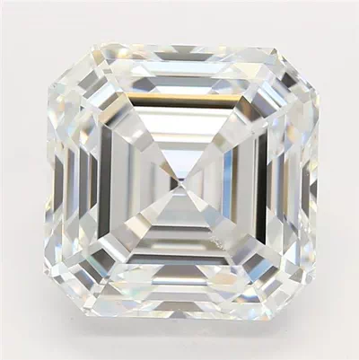 5.01ct D VVS2 Rare Carat Ideal Cut Asscher Lab Grown Diamond