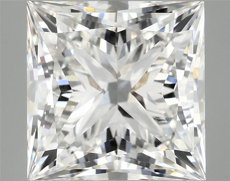 6.05ct F VVS2 Rare Carat Ideal Cut Princess Lab Grown Diamond