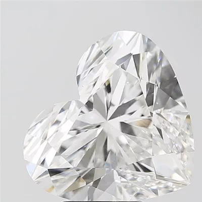 7.02ct E VS1 Rare Carat Ideal Cut Heart Lab Grown Diamond