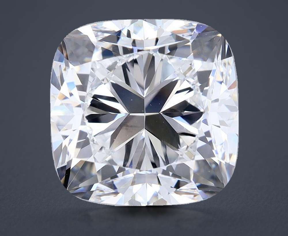 5.02ct D VS1 Very Good Cut Cushion Diamond