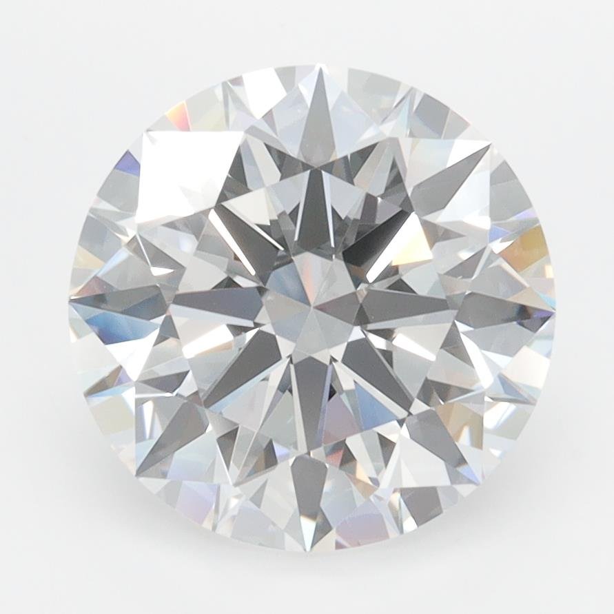 3.00ct D FL Rare Carat Ideal Cut Round Lab Grown Diamond