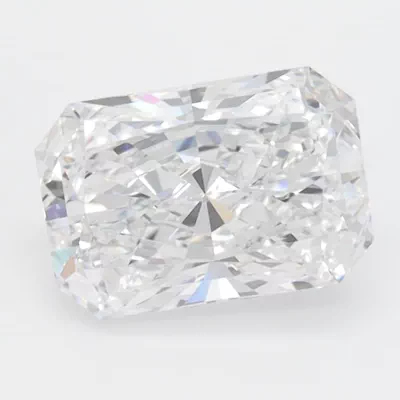2.10ct D VVS2 Rare Carat Ideal Cut Radiant Lab Grown Diamond