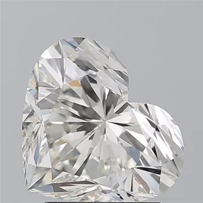 2.21ct K VS2 Rare Carat Ideal Cut Heart Diamond