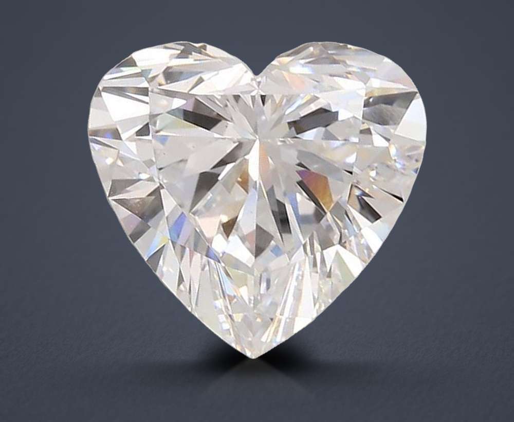4.35ct D VS1 Rare Carat Ideal Cut Heart Lab Grown Diamond