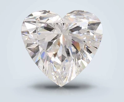 4.35ct D VS1 Rare Carat Ideal Cut Heart Lab Grown Diamond