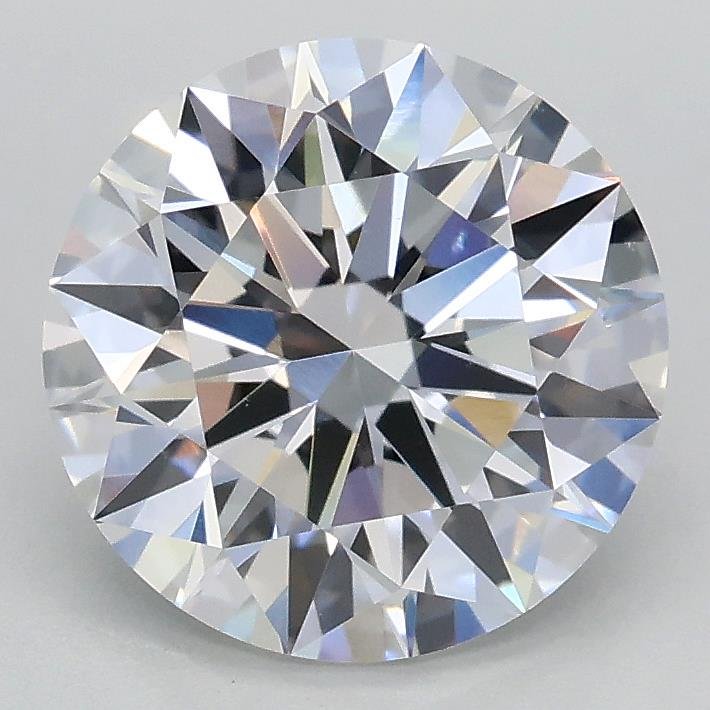 2.09ct D VVS2 Rare Carat Ideal Cut Round Lab Grown Diamond