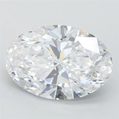 3.77ct E VVS2 Rare Carat Ideal Cut Oval Lab Grown Diamond