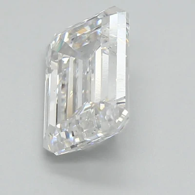 3.05ct E VS2 Rare Carat Ideal Cut Emerald Lab Grown Diamond