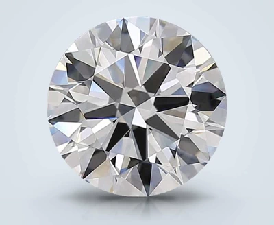 3.30ct E VVS2 Rare Carat Ideal Cut Round Diamond