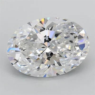 2.86ct D VVS2 Rare Carat Ideal Cut Oval Lab Grown Diamond