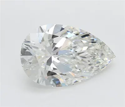 4.69ct G VVS2 Rare Carat Ideal Cut Pear Lab Grown Diamond
