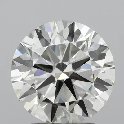 2.38ct H VS1 Rare Carat Ideal Cut Round Lab Grown Diamond