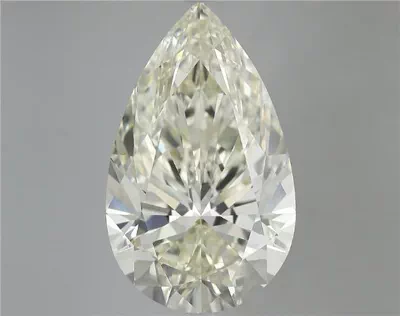 10.31ct K VVS2 Rare Carat Ideal Cut Pear Diamond