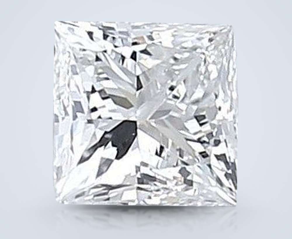 1.04ct E VS1 Rare Carat Ideal Cut Princess Lab Grown Diamond
