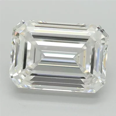 3.07ct E VS1 Rare Carat Ideal Cut Emerald Lab Grown Diamond