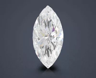 2.22ct D FL Rare Carat Ideal Cut Marquise Lab Grown Diamond