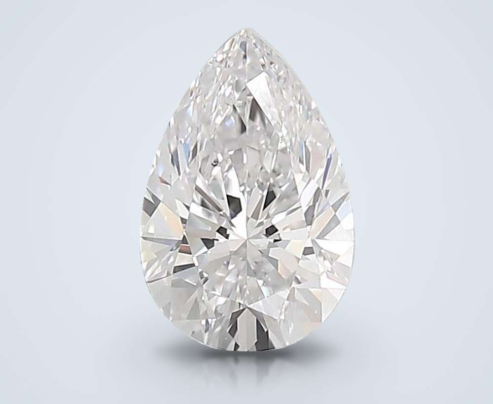 1.30ct D VS1 Very Good Cut Pear Lab Grown Diamond