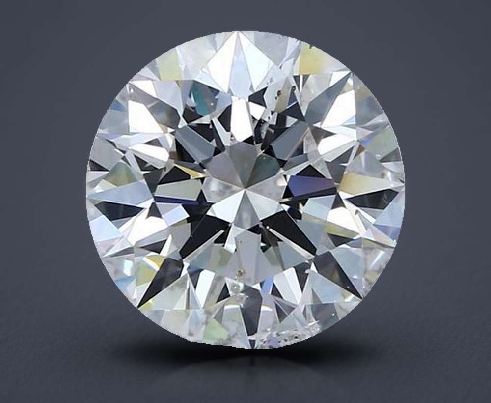 3.50ct G SI2 Rare Carat Ideal Cut Round Diamond