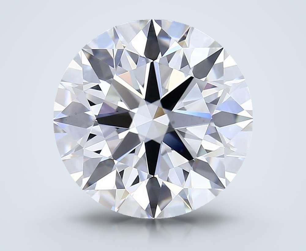 6.84ct D IF Rare Carat Ideal Cut Round Lab Grown Diamond
