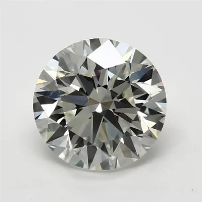 2.01ct K VS2 Rare Carat Ideal Cut Round Diamond