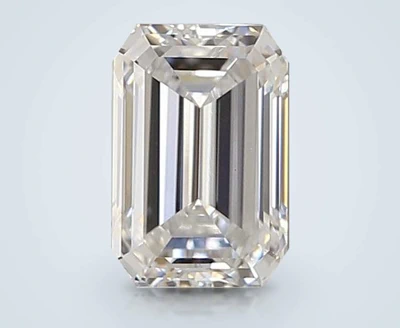 1.37ct D VVS2 Rare Carat Ideal Cut Emerald Lab Grown Diamond