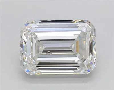 2.91ct G SI1 Rare Carat Ideal Cut Emerald Lab Grown Diamond