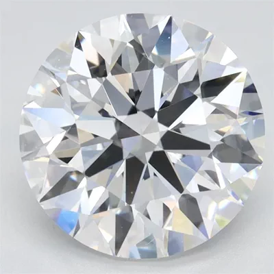 3.29ct D IF Rare Carat Ideal Cut Round Lab Grown Diamond