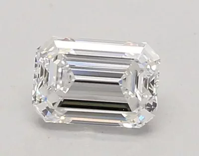 0.57ct D VVS1 Very Good Cut Emerald Lab Grown Diamond