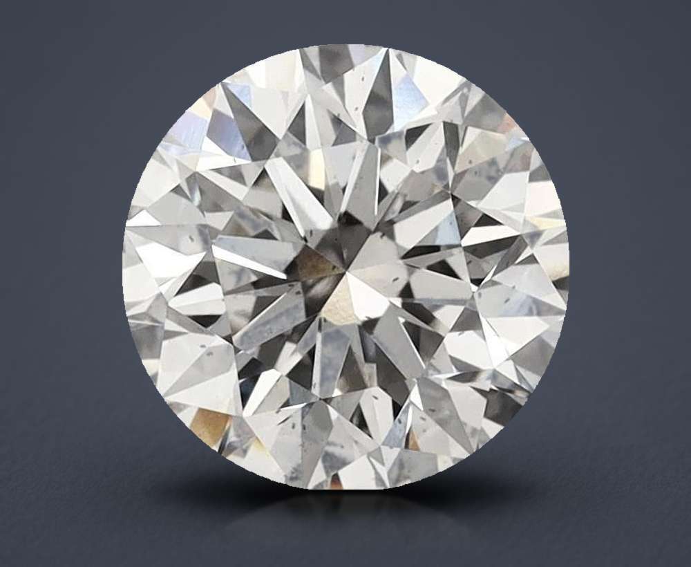 3.01ct G SI1 Excellent Cut Round Lab Grown Diamond