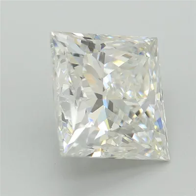 5.07ct F VS2 Rare Carat Ideal Cut Princess Lab Grown Diamond