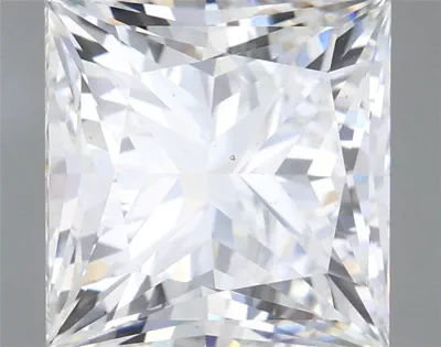 6.85ct G VS2 Rare Carat Ideal Cut Princess Lab Grown Diamond