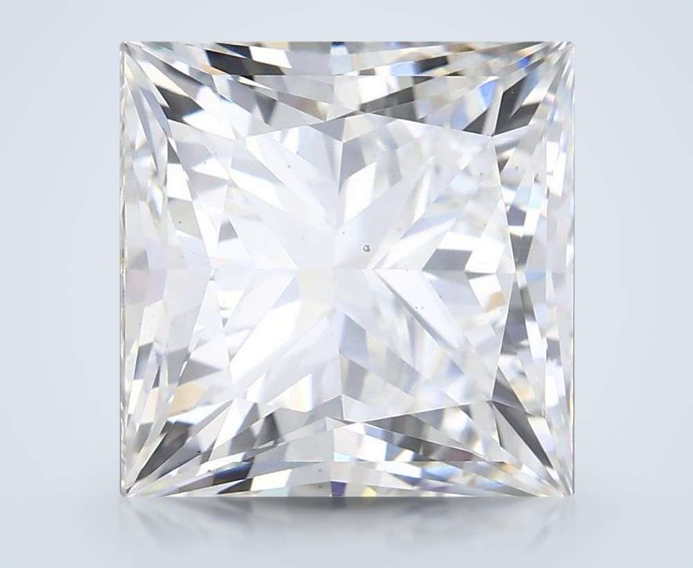6.85ct G VS2 Rare Carat Ideal Cut Princess Lab Grown Diamond