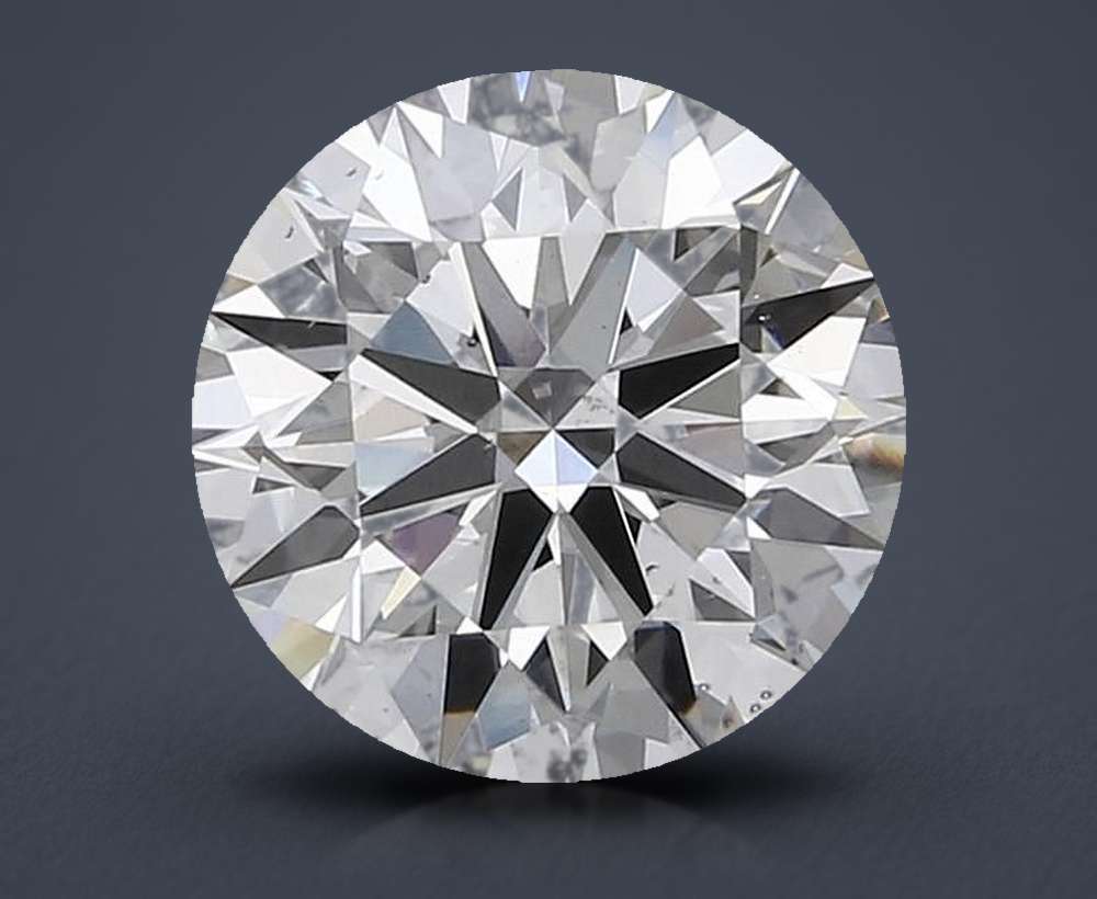 3.92ct G SI1 Rare Carat Ideal Cut Round Lab Grown Diamond