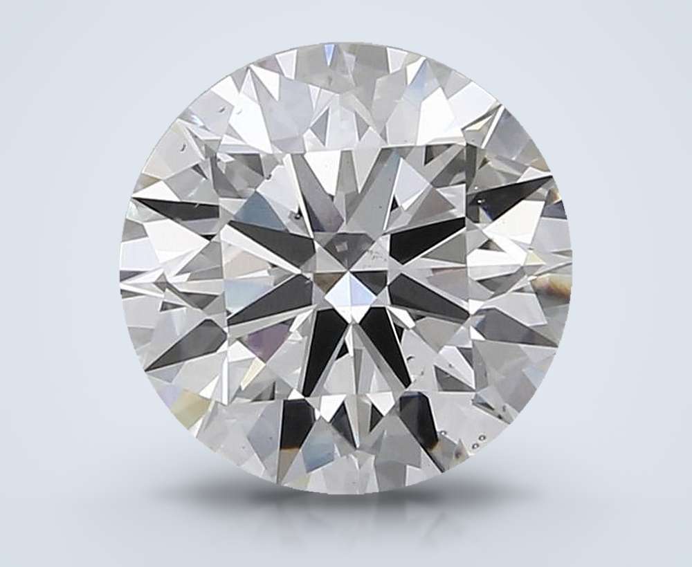 3.92ct G SI1 Rare Carat Ideal Cut Round Lab Grown Diamond