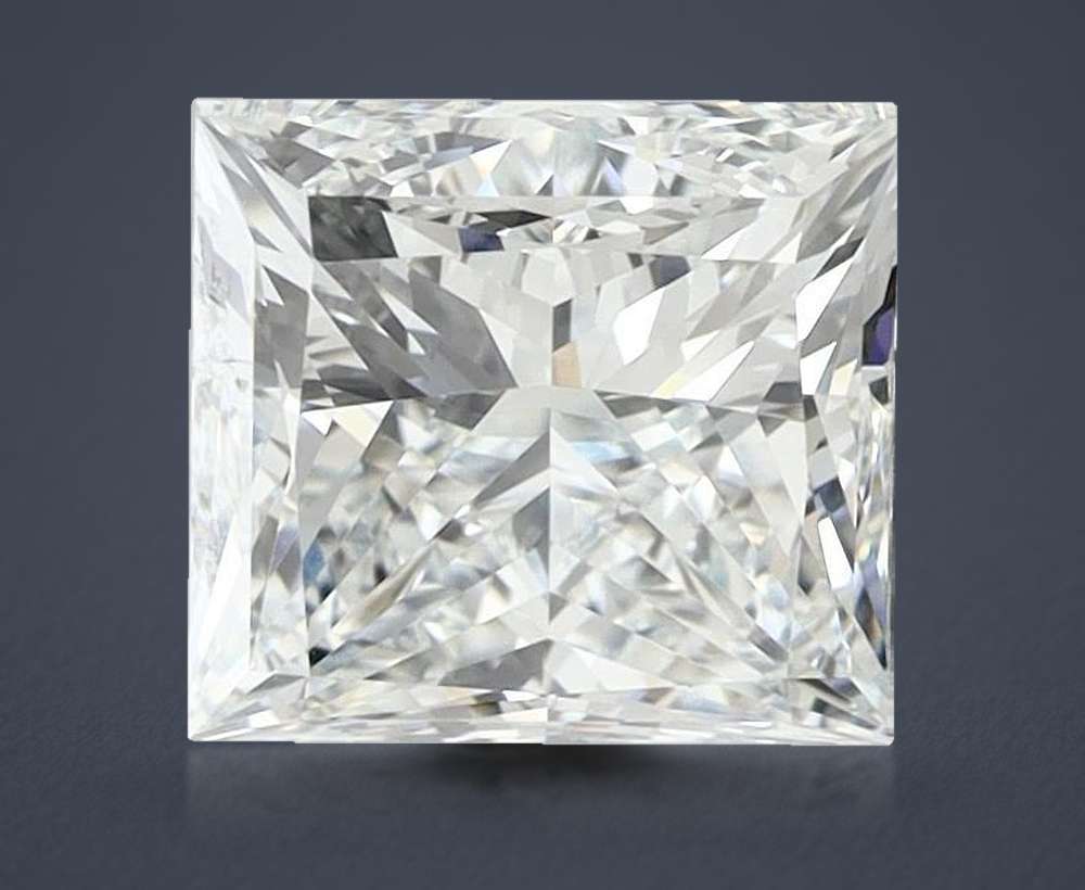 4.01ct G VVS2 Rare Carat Ideal Cut Princess Lab Grown Diamond