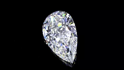 7.16ct D VS1 Excellent Cut Pear Diamond