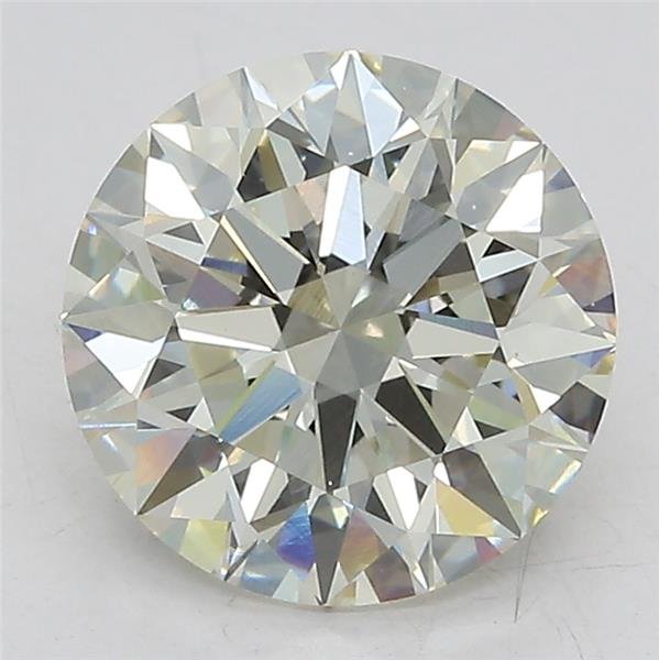 3.07ct J VS1 Rare Carat Ideal Cut Round Lab Grown Diamond