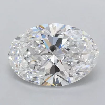 1.01ct D FL Rare Carat Ideal Cut Oval Lab Grown Diamond