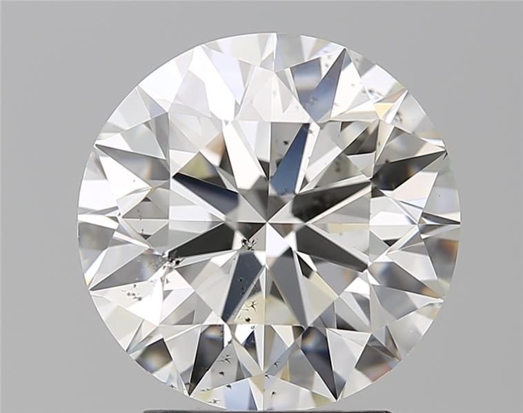 3.00ct I SI2 Rare Carat Ideal Cut Round Diamond