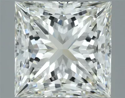 3.12ct J VVS1 Rare Carat Ideal Cut Princess Diamond