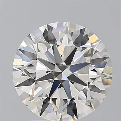 2.82ct K VS1 Rare Carat Ideal Cut Round Diamond