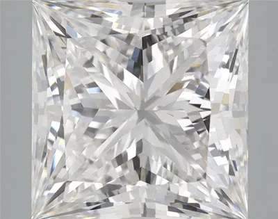 6.24ct G VS1 Rare Carat Ideal Cut Princess Lab Grown Diamond