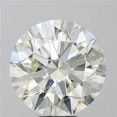 7.04ct J SI2 Rare Carat Ideal Cut Round Diamond