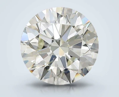 7.04ct J SI2 Rare Carat Ideal Cut Round Diamond