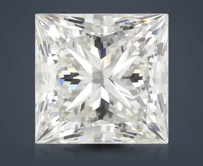 6.06ct H VS1 Rare Carat Ideal Cut Princess Lab Grown Diamond