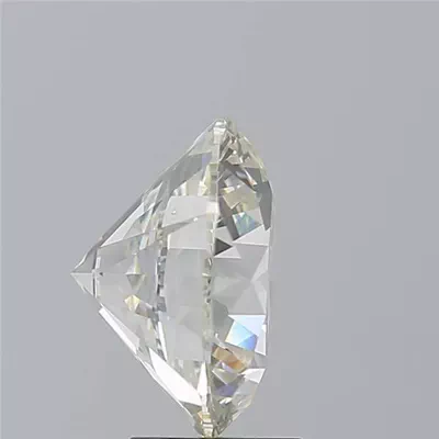 5.02ct K SI2 Rare Carat Ideal Cut Round Diamond