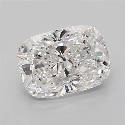 3.02ct E VVS2 Rare Carat Ideal Cut Cushion Lab Grown Diamond