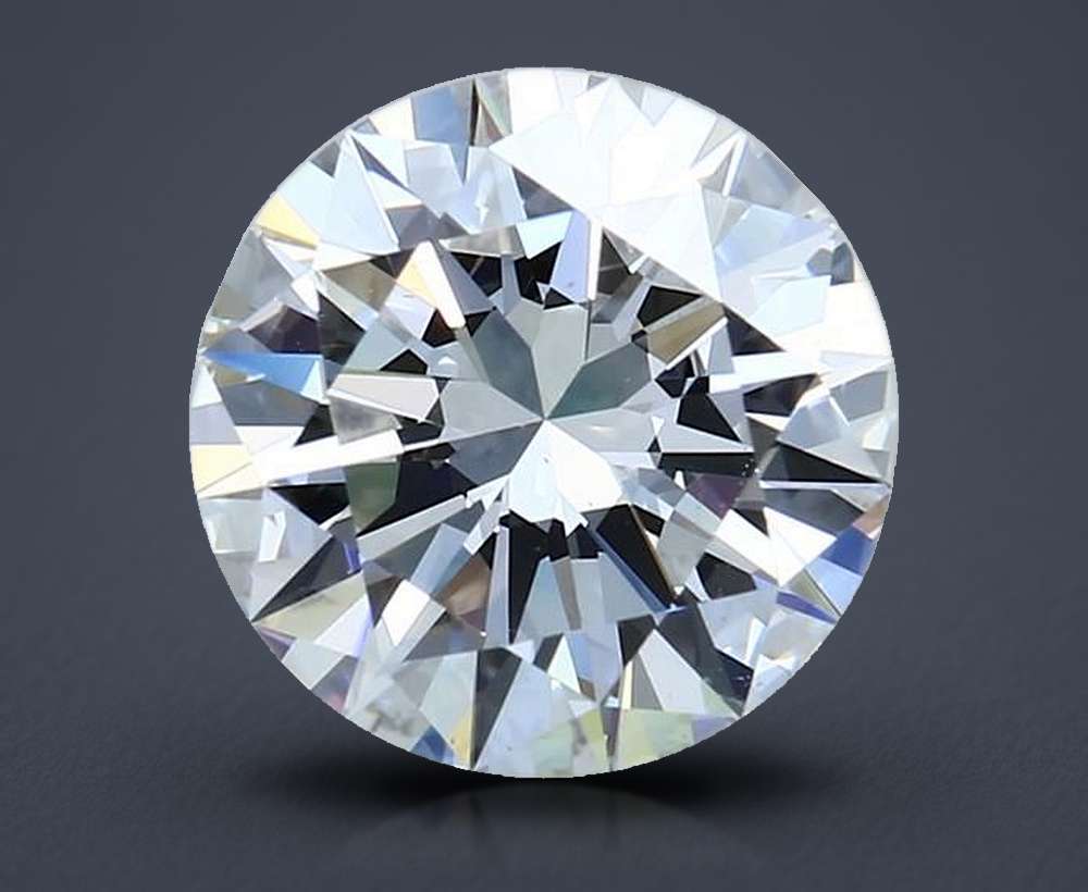 3.33ct F SI1 Excellent Cut Round Diamond